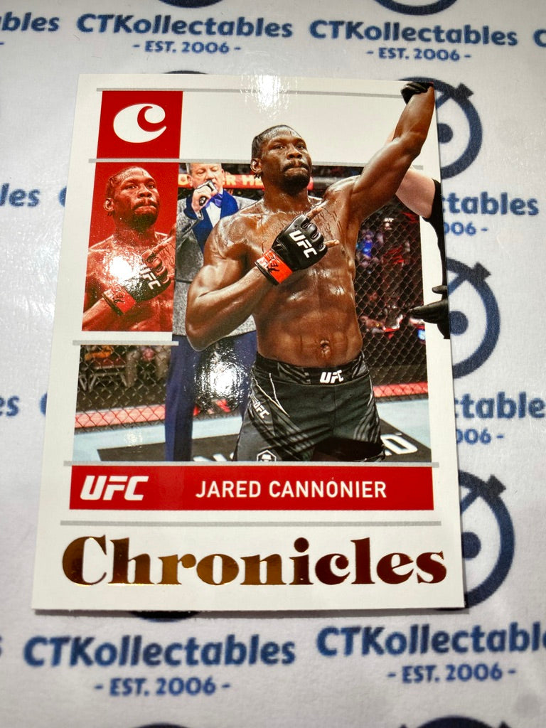 2022 UFC Panini Chronicles Base Bronze #35 Jared Cannonier - Middleweight