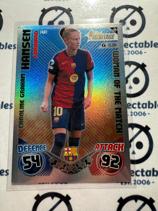 24/25 TOPPS MATCH ATTAX Caroline Graham Hansen woman of the Match #281