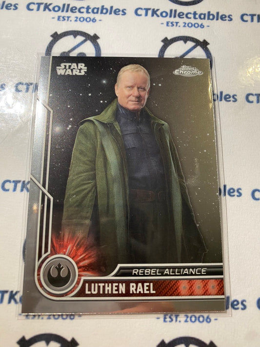 2023 Topps Chrome Star Wars - # 5 Luthen Rael Chrome Base Card