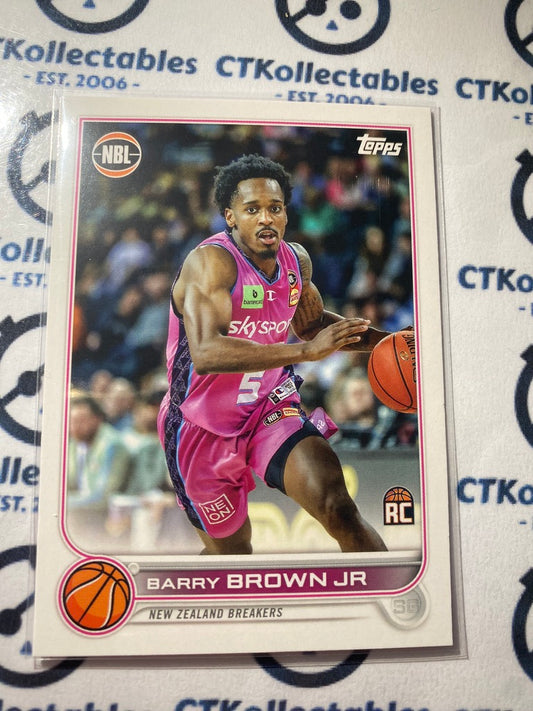 2022-23 Topps NBL Rookie Card - Barry Brown Jr. #55 RC