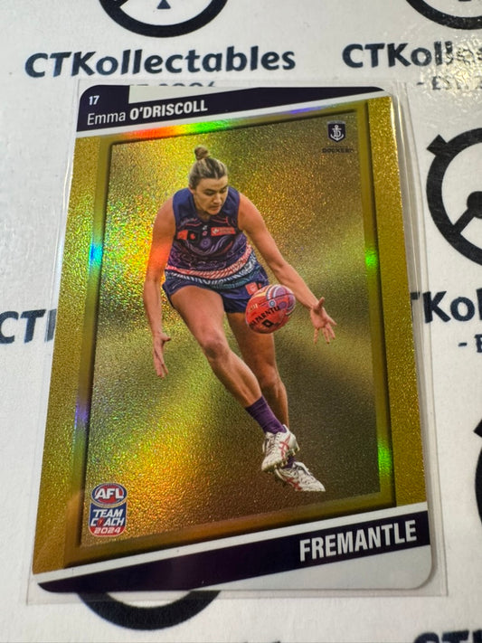 2024 AFLW Teamcoach GOLD #17 Emma Driscoll Dockers