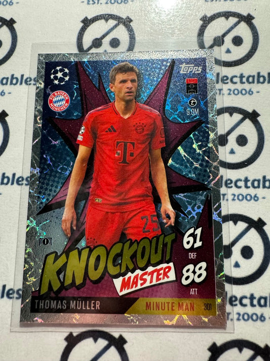 24/25 TOPPS MATCH ATTAX Thomas Muller Knockout Master #301