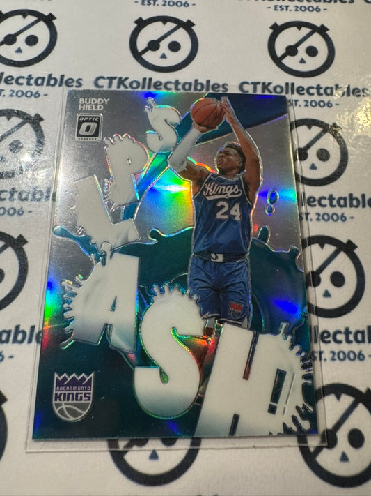 2020-21 NBA Donruss Optic Buddy Hield SPLASH Silver Prizm #9 Kings