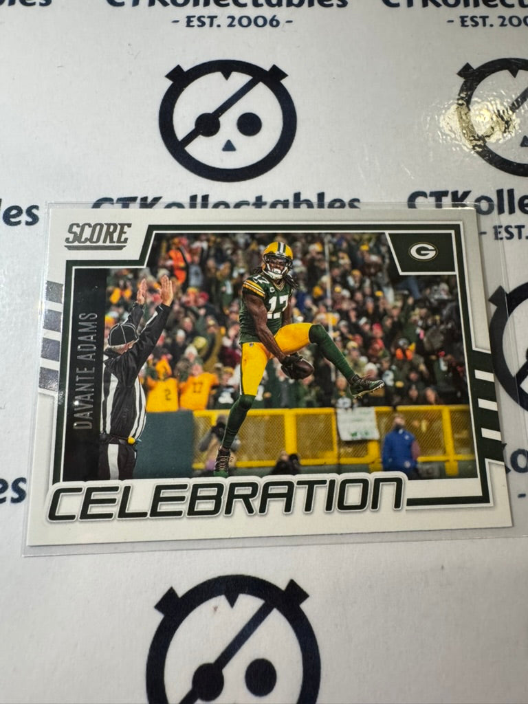 2022 NFL Panini Score Celebration #C-DA Davante Adams Packers