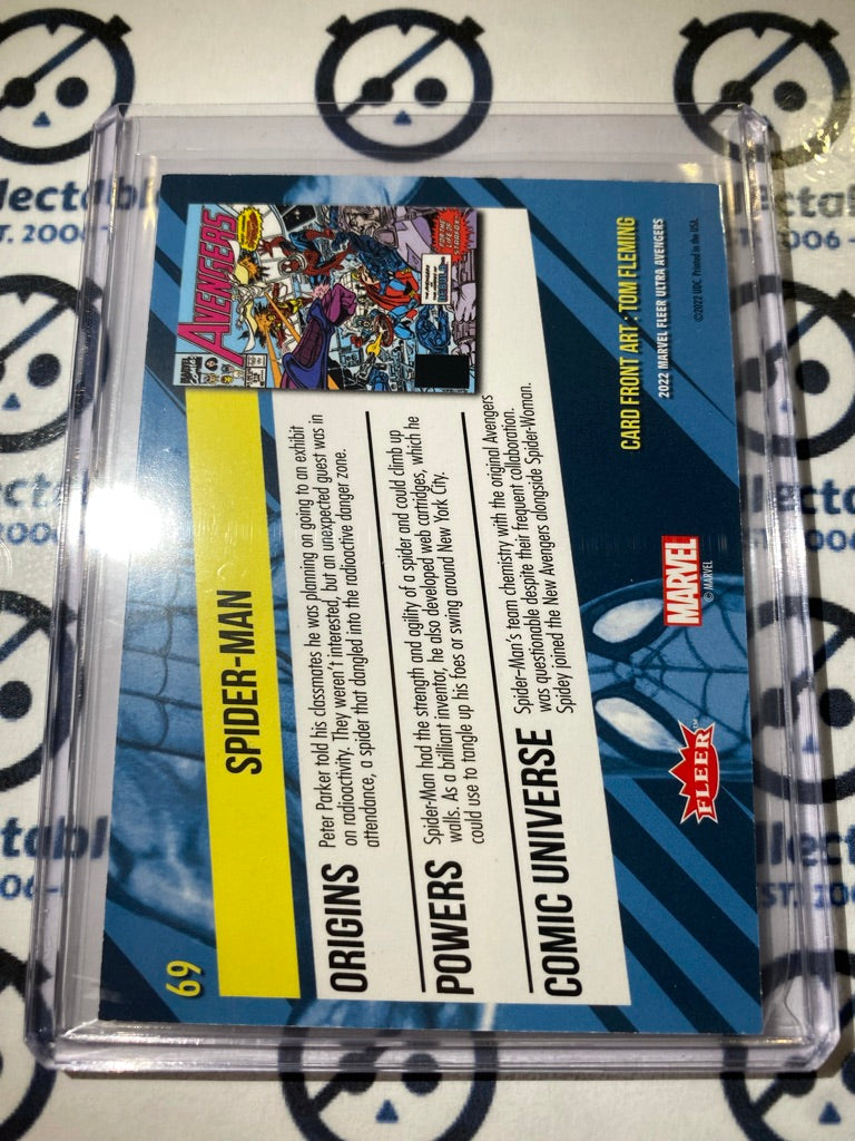 2022 Fleer Ultra Avengers Base Spider-Man #69 Marvel