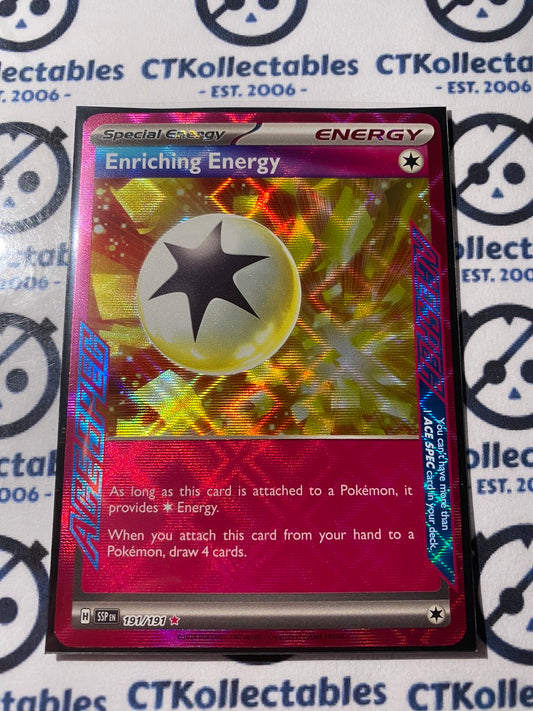 Enriching Energy ACE SPEC #191/191 Surging Sparks Pokémon TCG 2024