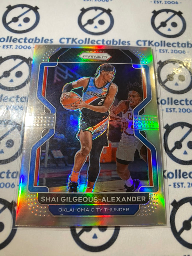 2021-22 Panini NBA Prizm Shai Gilgeous-Alexander Silver Prizm #238 OKC