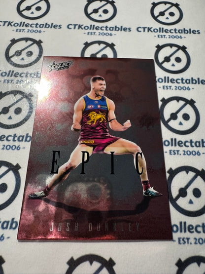 2025 AFL Footy Stars EPIC Josh Dunkley #ER8 Lions