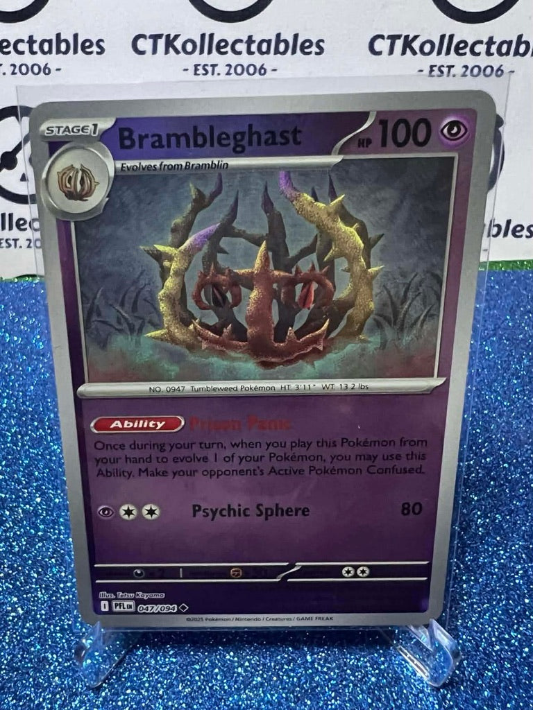 Brambleghast Reverse Holo 047/094 Phantasmal Flames Pokemon