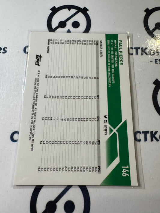 2023-24 Topps NBA Chrome Paul Pierce Pink Refractor #146 Celtics