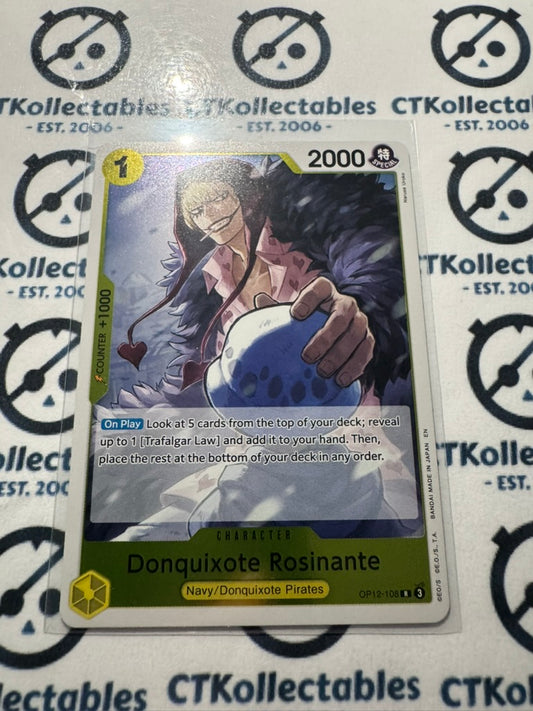 One Piece : Legacy of the Master FOIL OP12-108 – Donquixote Rosinante – Rare