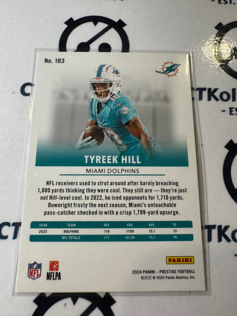 2024 NFL Prestige Dots Xtra Points #183 Tyreek Hill Miami Dolphins