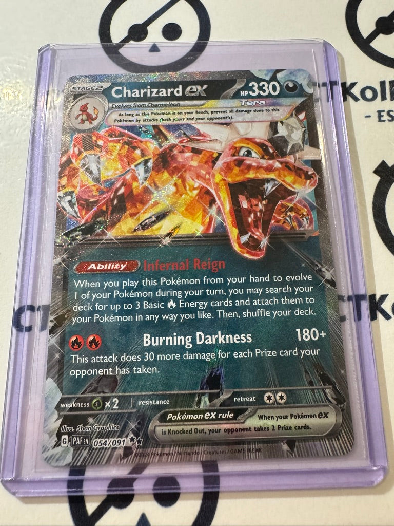 Charizard Ex Double Rare #054/091 Paldean Fates Pokemon Card