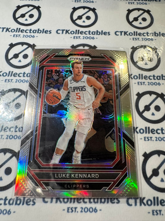 2022/23 Panini NBA Prizm Luke Kennard Silver Prizm #141 Clippers