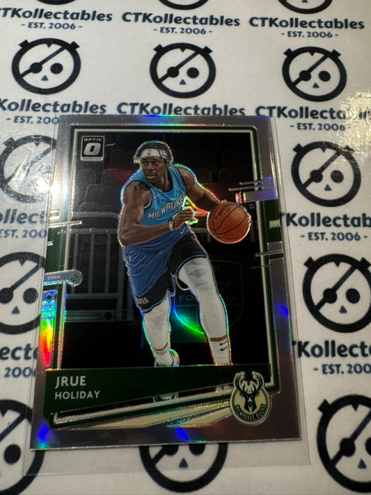 2020-21 NBA Donruss Optic Jrue Holiday Holo Prizm #106 Bucks