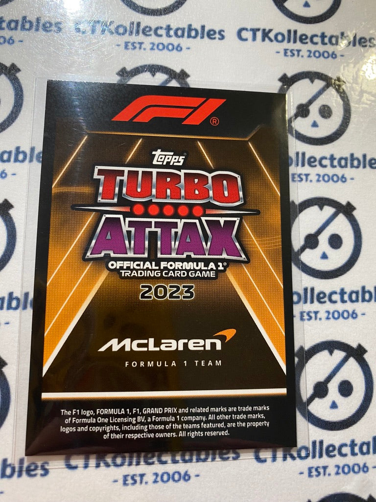 2023 Topps Turbo Attax F1 -Foil Lando Norris (2022 Topps Awards) #302
