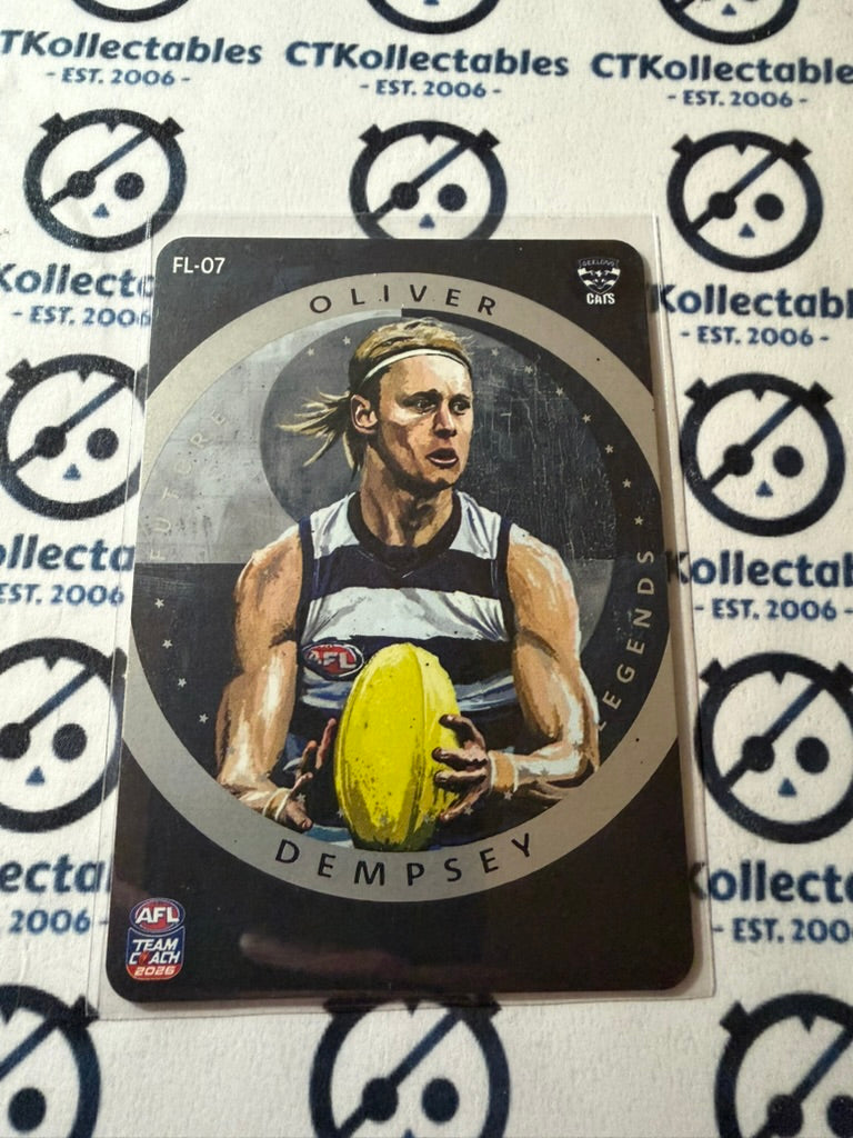 2026 Teamcoach AFL Future Legends Oliver Dempsey FL-07 Cats