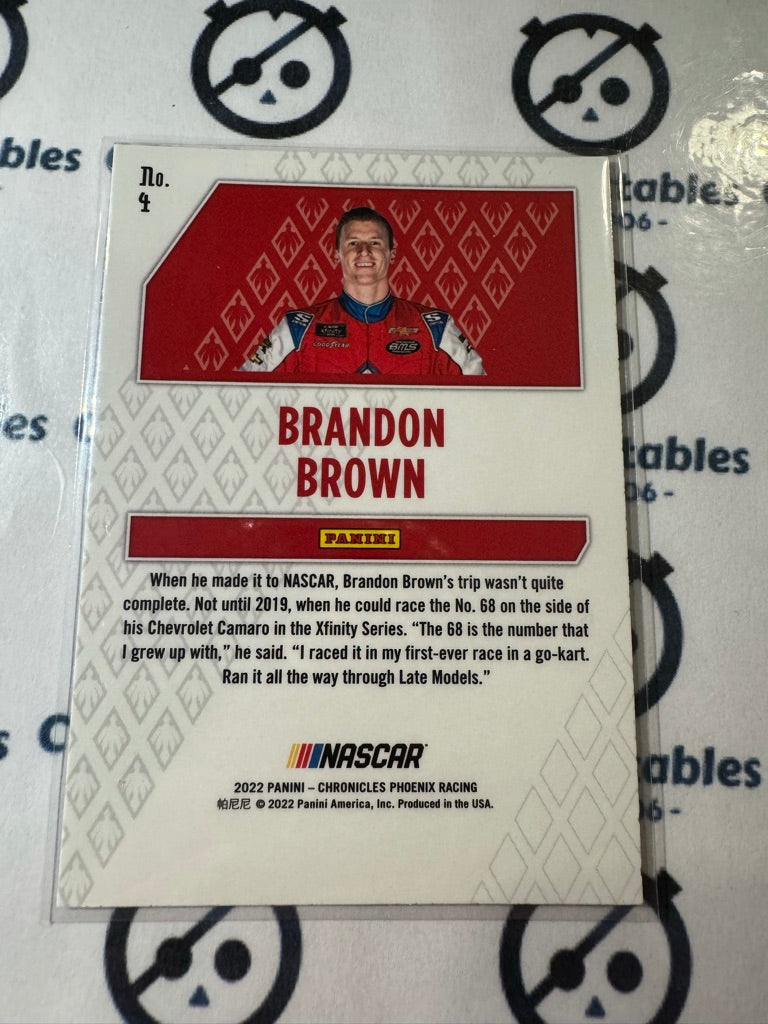 2022 Panini NASCAR Chronicles Phoenix Brandon Brown #10