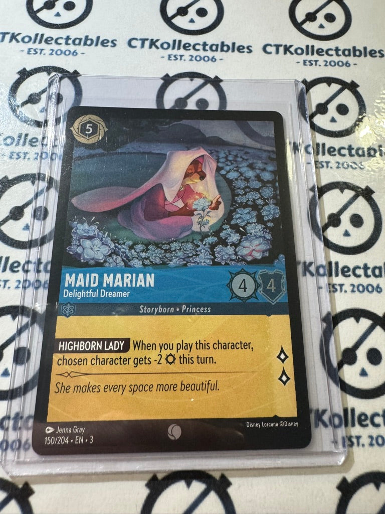 2024 Disney Lorcana Cold-Foil #150/204 Maid Marian – Into The Inklands