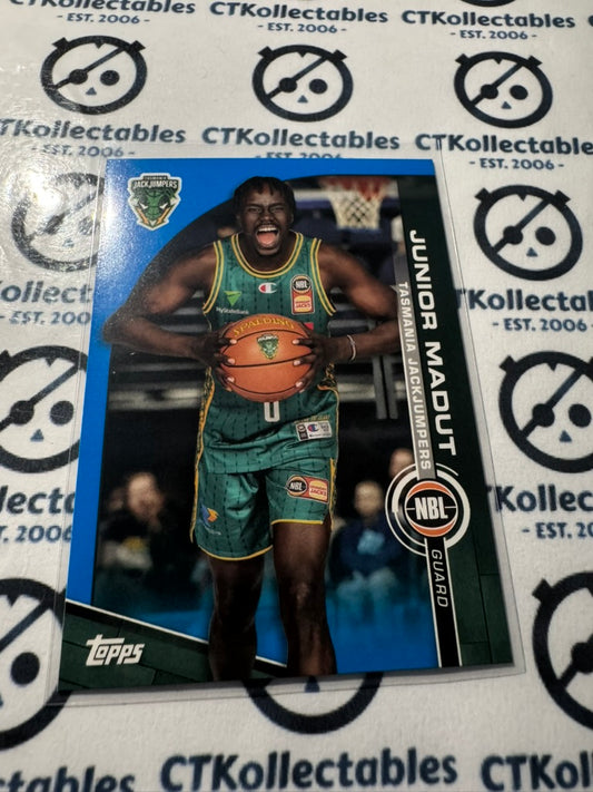 2023-24 Topps NBL Junior Madut Blue Parallel #97 Jackjumpers