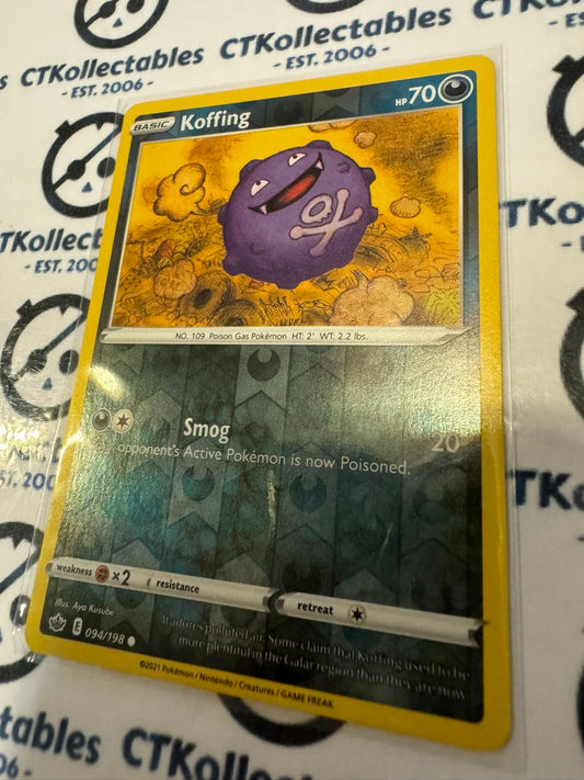 Koffing Reverse Holo #094/198 Pokemon Card Chilling Reign