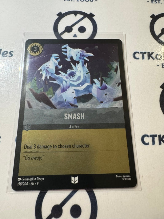 Disney Lorcana Fabled COLD FOIL 198/204 Smash UC