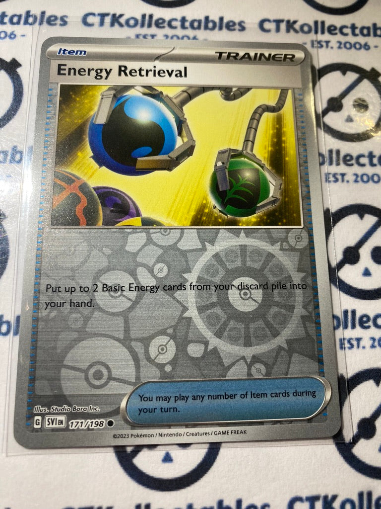 Electrical Retrieval Reverse Holo #171/198 2023 Scarlet & Violet Pokémon TCG