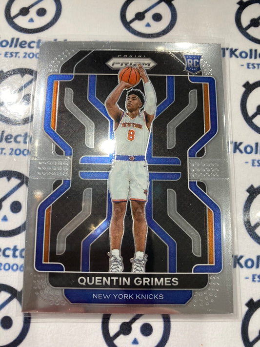2021-22 NBA Prizm Quentin Grimes rookie card RC #285 Knicks