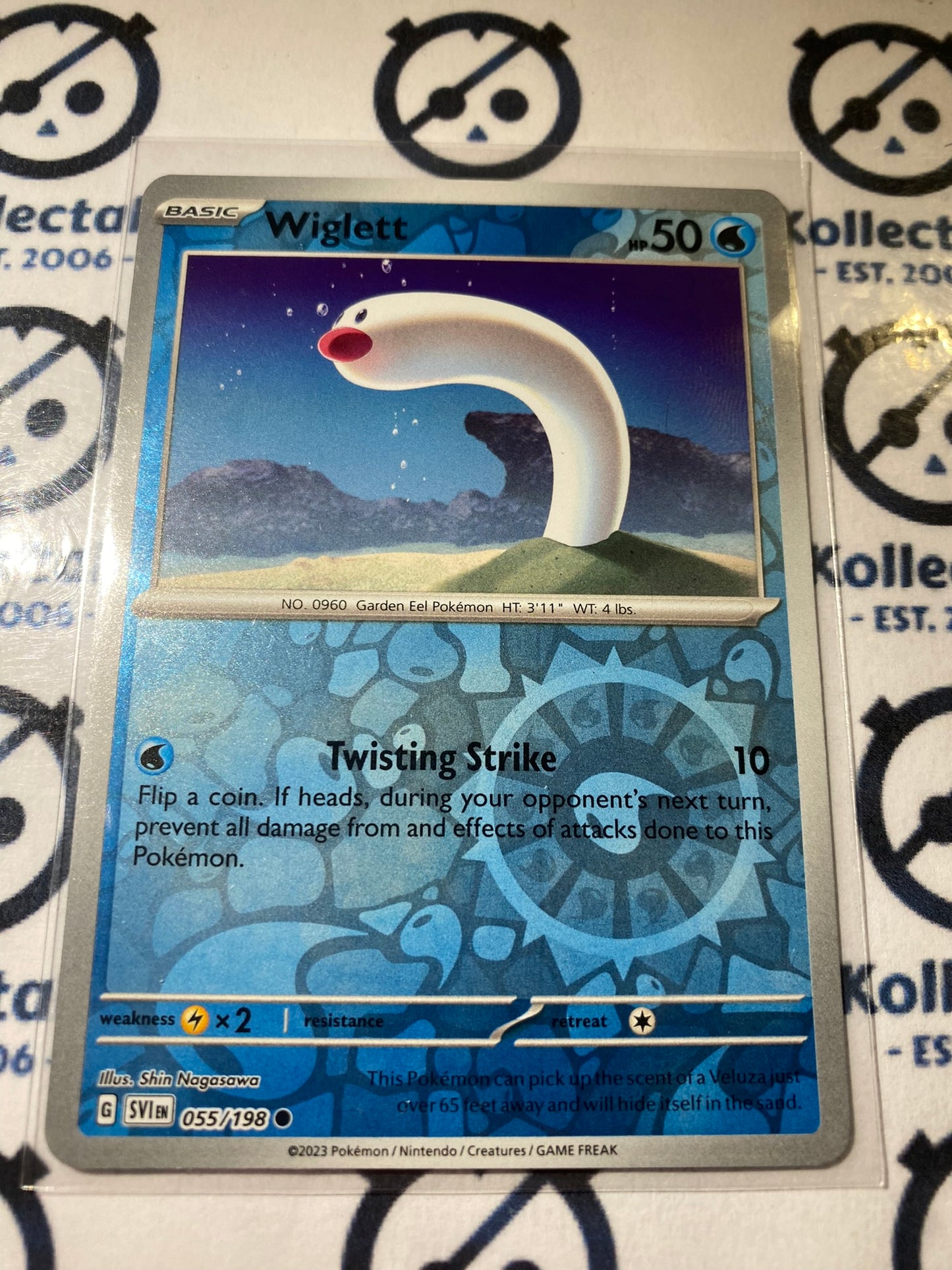 Wiglett Reverse Holo #055/198 2023 Scarlet & Violet Pokémon TCG