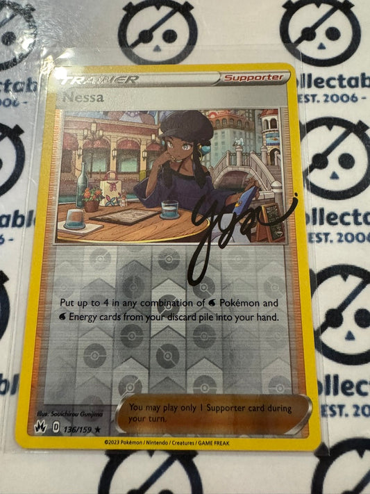 Nessa Reverse Holo #136/159 2023 Crown Zenith Pokémon Card