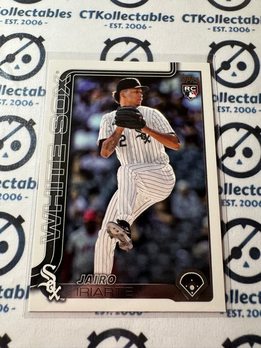 2025 Topps Series 2 Baseball Rookie Card #656 Jairo Iriarte Chicago White Sox RC
