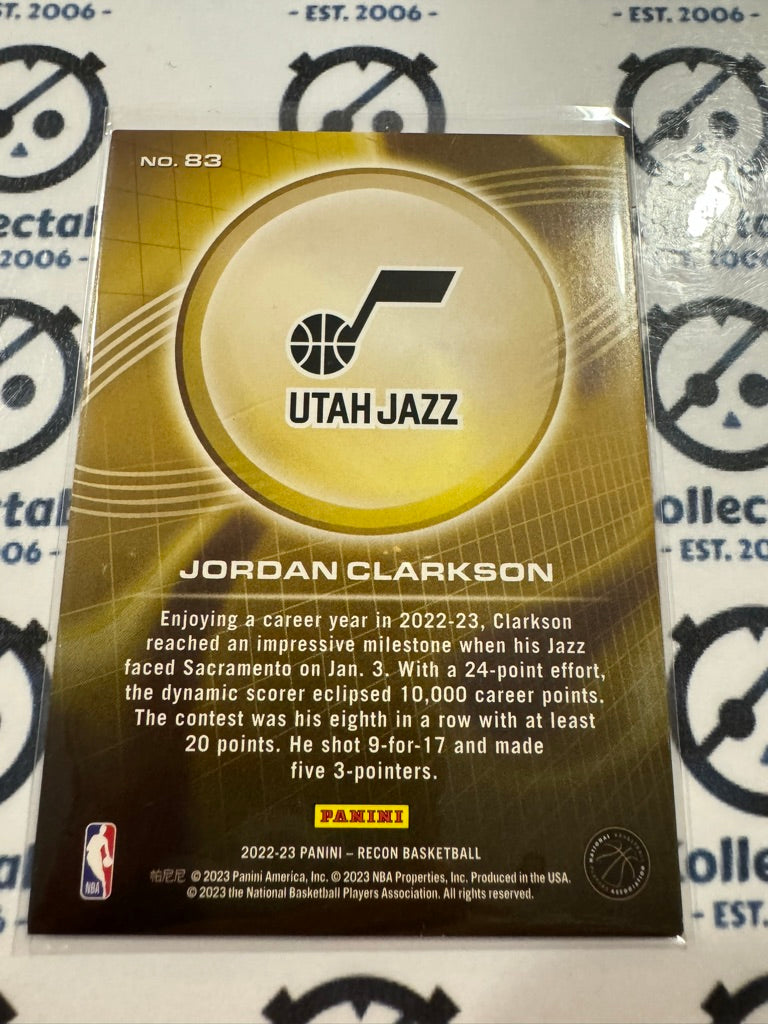 2022-23 NBA Recon Jordan Clarkson Base #83 Jazz