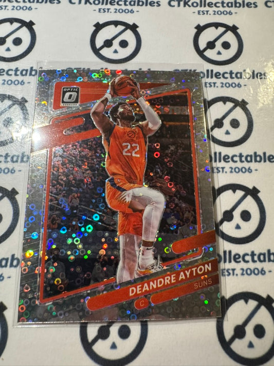 2021-22 NBA Donruss Optic Deandre Ayton Fast break Silver Disco Prizm #9 Suns