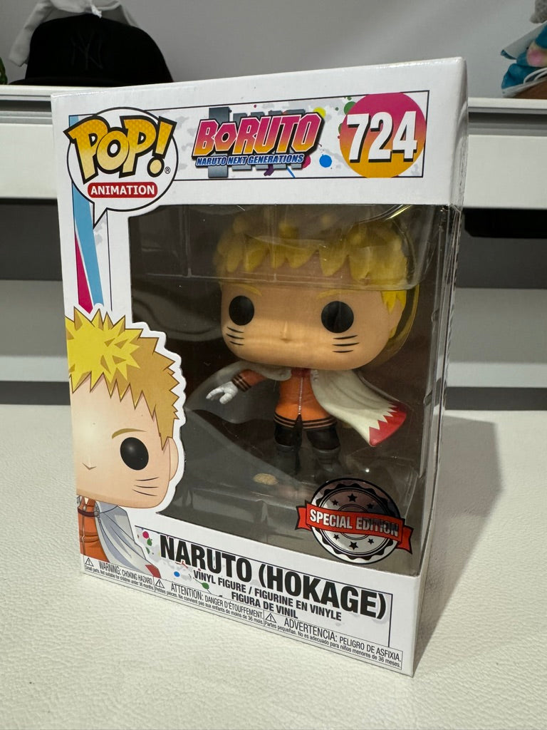 Funko Pop! Animation Vinyl - Naruto Hokage #724 Boruto Special Edition