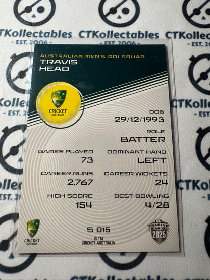 2025/26 CA Cricket Traders Travis Head Silver Parallel #S015
