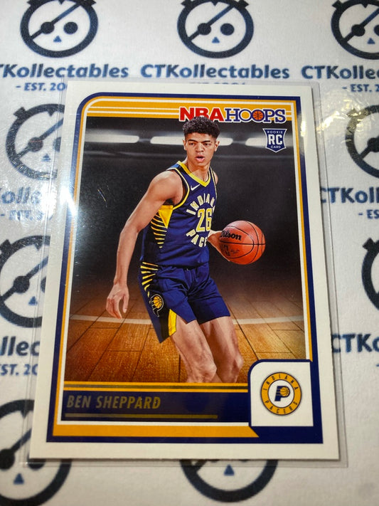 2023-24 Panini NBA HOOPS Ben Sheppard rookie card RC #261 Pacers