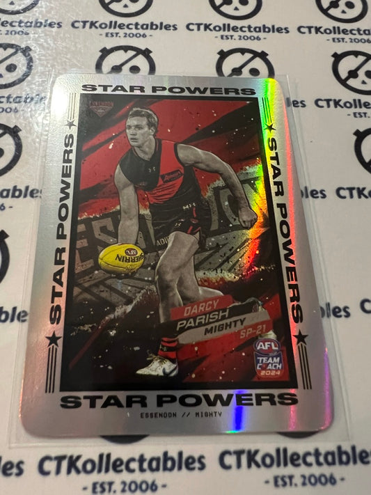 2024 AFL Teamcoach Darcy Parish Star Powers  SP-21 Bombers