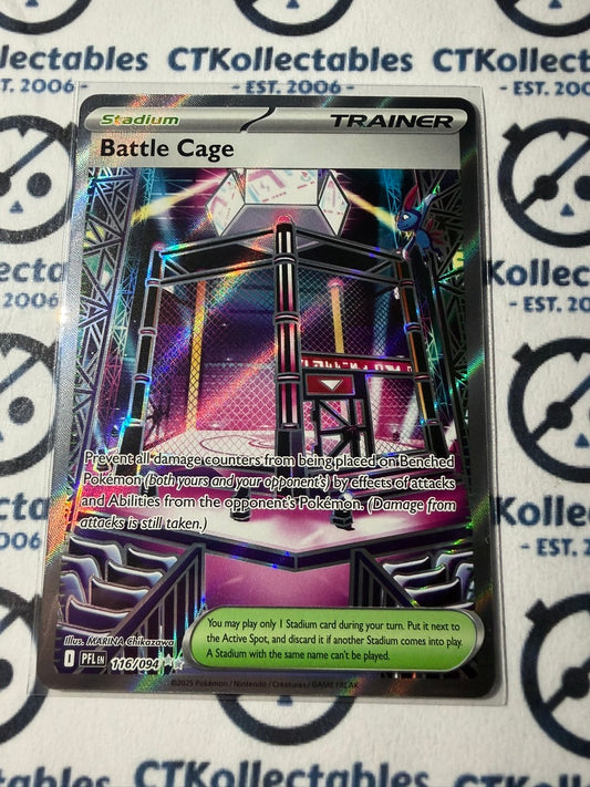 Battle Cage Full Art Ultra Rare #116/094 Phantasmal Flames Pokemon