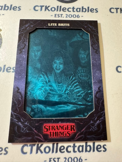 2023 Topps Stranger Things Season 4 #UD-4 Lite Brite Upside Down