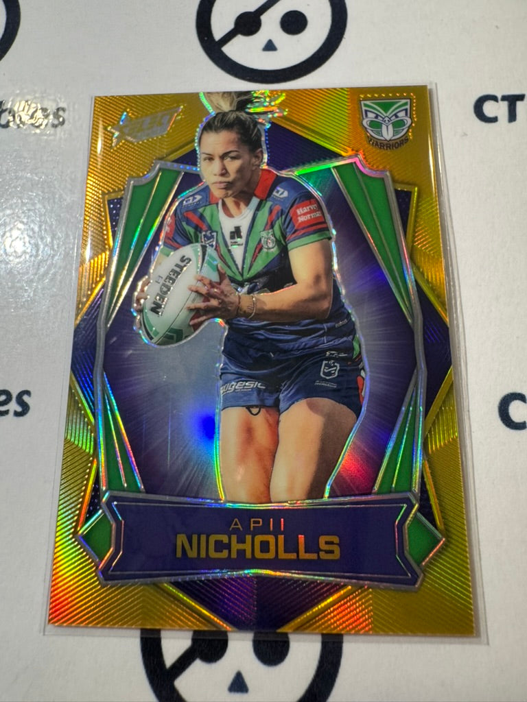 2026 Select NRLW League Heroes Luminous Base #L226 Apii Nicholls Warriors