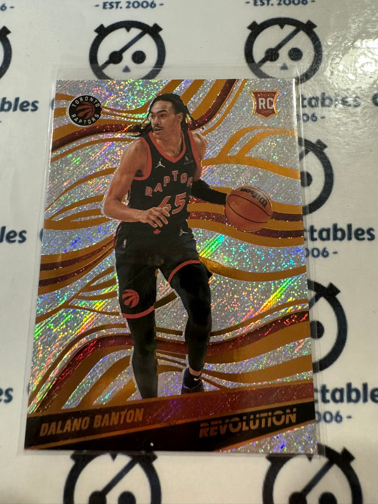 2021-22 NBA Panini Revolution Dalano Banton Rookie Card #112