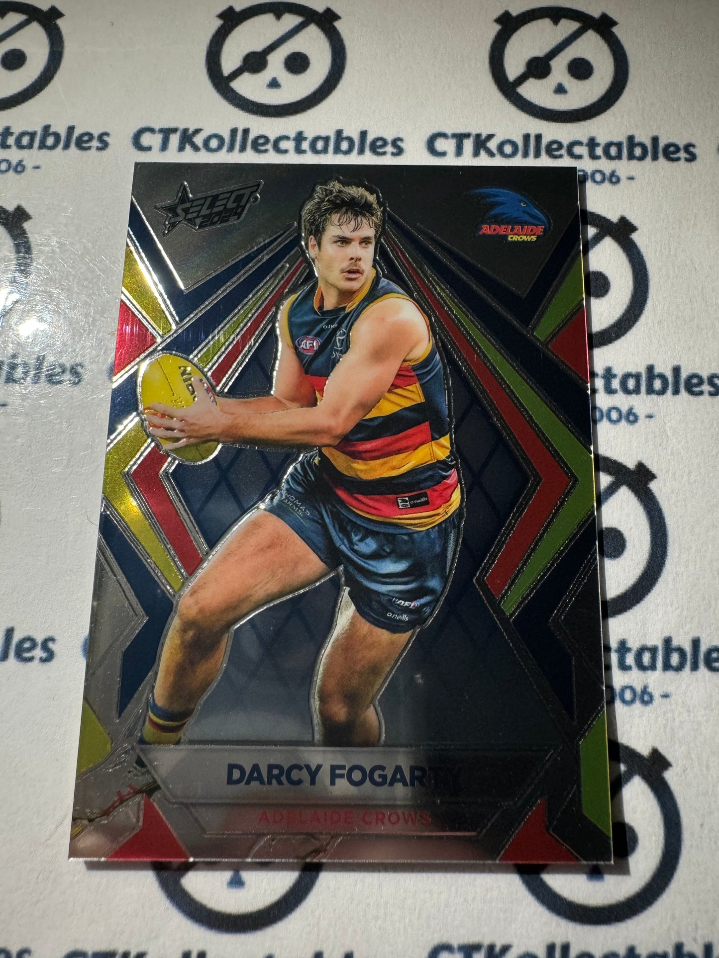 2024 AFL Footy Stars - Luminous Base #L2 Darcy Fogarty Crows