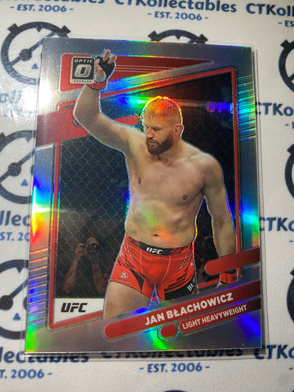 2022 UFC Panini Optic Jan Blachowicz Silver Holo Prizm #76 Light Heavyweight
