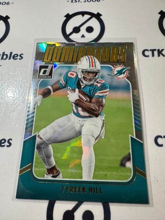 2024 NFL Panini Donruss Dominators #27 Tyreek Hill Dolphins