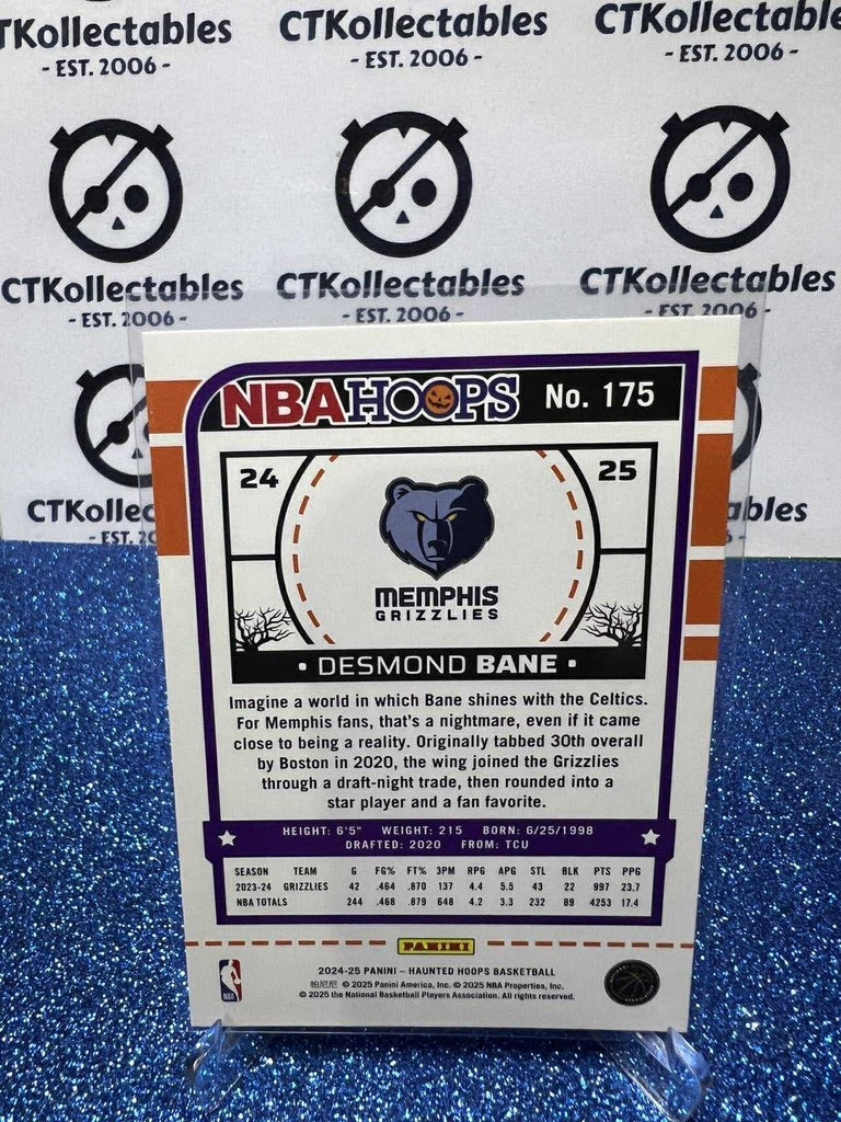 2024-25 Panini NBA HAUNTED HOOPS Orange Pumpkin #175 Desmond Bane Memphis