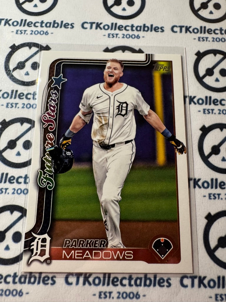 2025 Topps Series 2 Baseball Parker Meadows Future Stars #576 Tigers