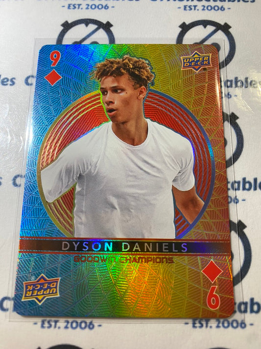 2022 Upper Deck Goodwin Champions Dyson Daniels Playing Card- 9- Diamond