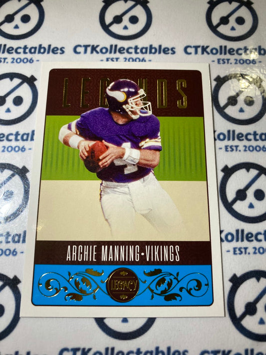 2023 NFL Panini Legacy Legends Archie Manning #101 Vikings