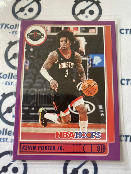 2021-22 Panini NBA HOOPS Kevin Porter Jr. Purple #154 Rockets