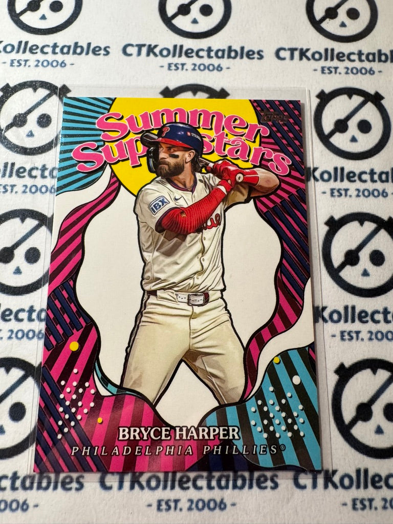 2025 Topps Series 2 Baseball Bryce Harper Summer Superstars #SS-31 Phillies